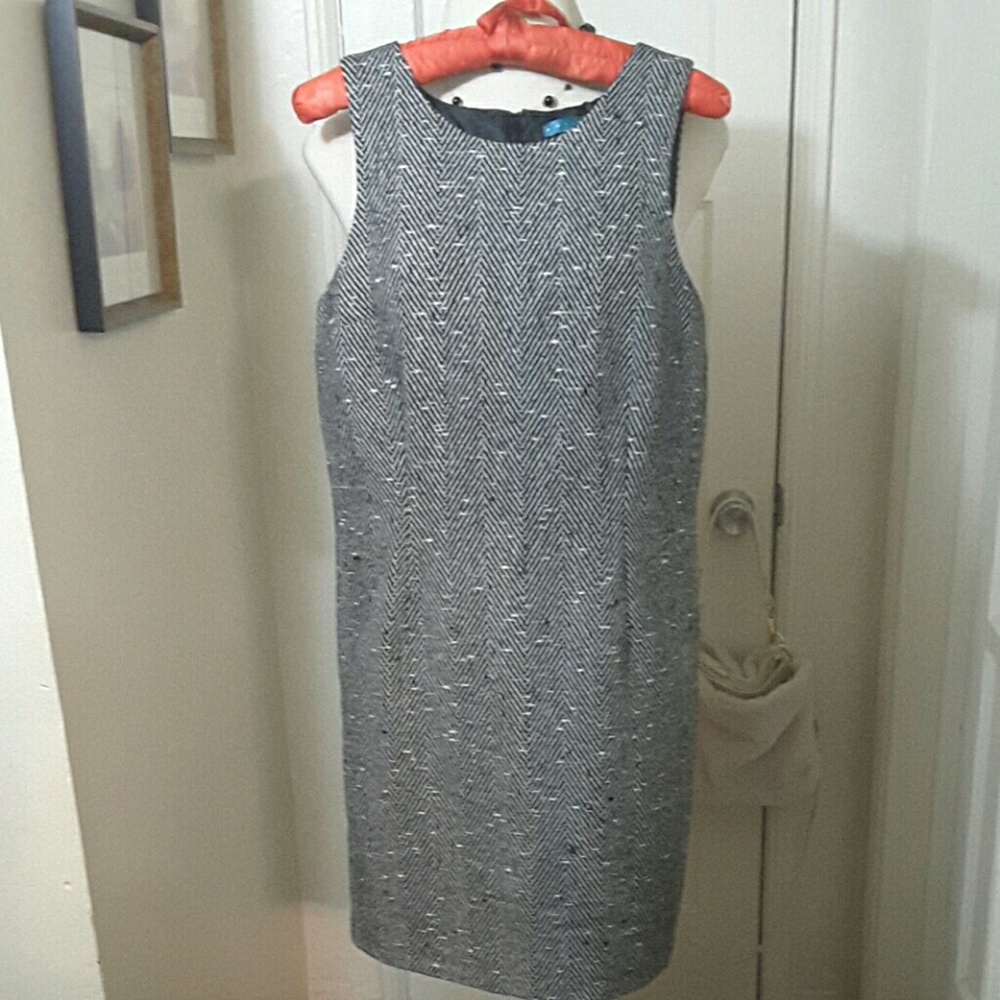 PIM+LARKIN (anthro)wool tweed dress EUC